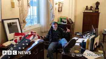 Capitol rioter who posed with feet on Nancy Pelosi's desk found guilty