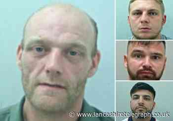 The East Lancashire men wanted for a range of offences