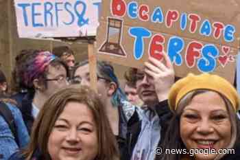 Police probe 'decapitate terfs' sign at trans rally - Barrhead News