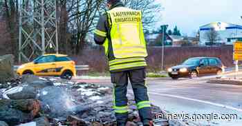 Lauterbach: Fahrrad-Akku brennt auf Kreisel - Lauterbacher Anzeiger