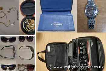 Hertfordshire Police appeal over suspected stolen jewellery