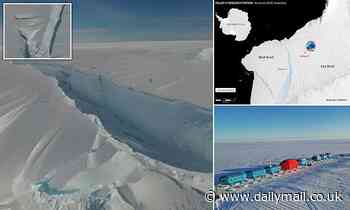 Massive iceberg almost the size of Greater LONDON breaks off Antarctica's Brunt Ice Shelf