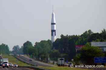 Saturn IB rocket no longer safe to keep standing at Alabama rest stop