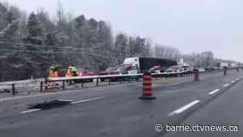 Highway 11 reopens after serious tractor-trailer crash in Oro-Medonte