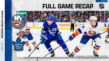 Nylander has 4 points, Maple Leafs defeat Islanders - NHL.com