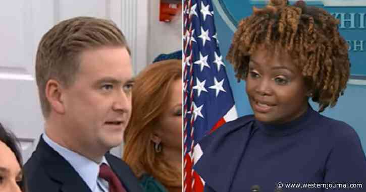 Doocy Catches Press Sec Off Guard with 'Four-Letter Word' Question About Classified Docs - All She Can Do Is Laugh