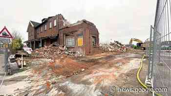 Stadtbild Jever: Abriss der Alten Molkerei: Ruine ist so gut wie platt - NWZonline