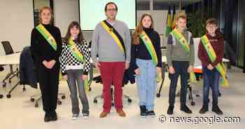 Deze vijf gezichten vormen de Veurnse kindergemeenteraad ... - Het Laatste Nieuws