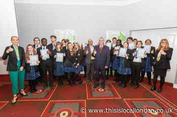 Roding Valley High and Davenant Foundation schools at YES Conference