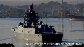 Russische Fregatte mit Hyperschall-Raketen bei Manöver mit China