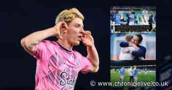 Anthony Gordon sends emotional farewell message as Newcastle transfer talk continues