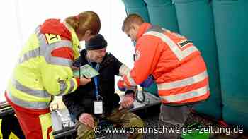 Wolfsburgs Polizei und Feuerwehr üben für den Ernstfall