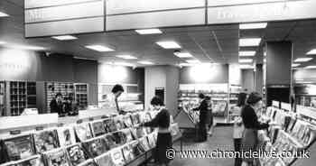 A now-vanished Newcastle record store was getting ready to open its doors