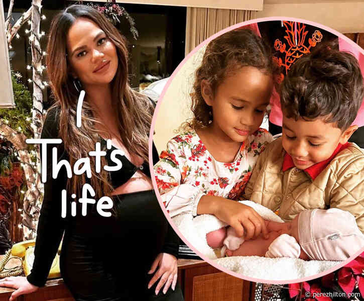 Chrissy Teigen Gets Real About Postpartum -- By Posting A Photo Leaking Through Clothes!