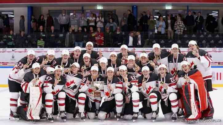 Canada opens women’s world hockey golden three-peat bid against Swiss