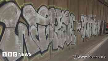 Graffiti cleaned up on motorway into Bristol