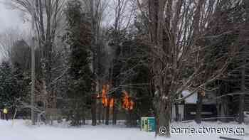 Line 11 home destroyed by fire in Oro-Medonte