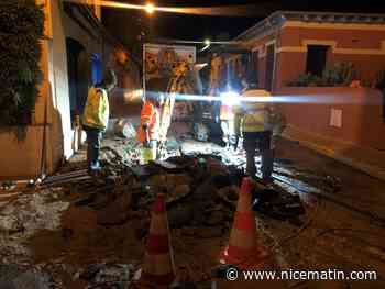 Une canalisation d'eau potable se casse à Saint-Jean-Cap-Ferrat, d'importants travaux d'urgence impactent la circulation