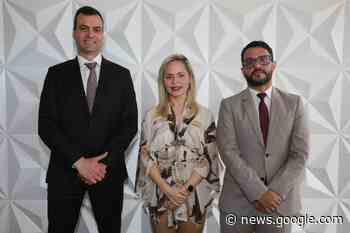 Juízes Rafael Casado, Lorena Sotto-Mayor e João Paulo Martins ... - Correio dos Municípios