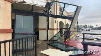 Houston tornado: Destructive storm causes damage, downs power lines
