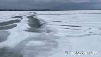 Police warn of unsafe ice conditions following teen's plunge into frigid water in Innisfil