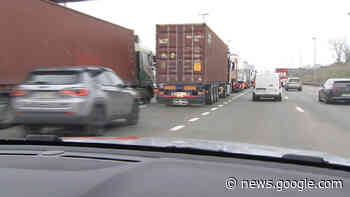 Monsterfile vanuit Kempen door werken in Merksem - RTV