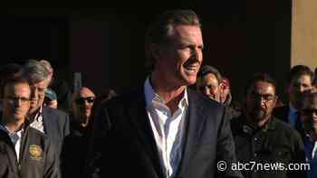 Gov. Newsom calls for gun control, points out farm worker living conditions