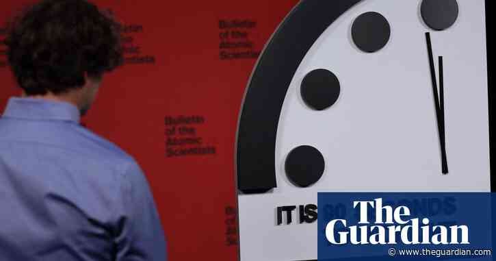 Doomsday Clock at record 90 seconds to midnight amid Ukraine crisis