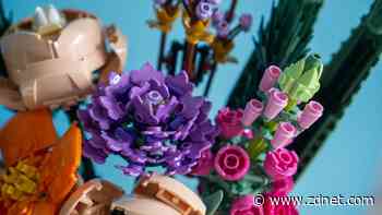 The perfect flowers: A Lego bouquet on Valentine's Day