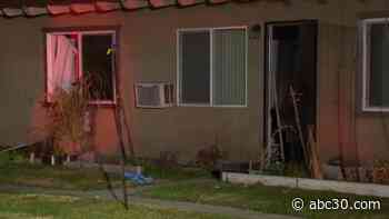 1 hospitalized with burns after fire at central Fresno apartment complex