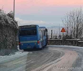 Bus Sita slitta su ghiaccio, paura tra Agerola e Gragnano. Illesi ... - Il Quotidiano della Costiera
