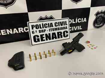Homem é preso em Itumbiara com arma e drogas; ele tentou ... - Polícia Civil do Estado de Goiás