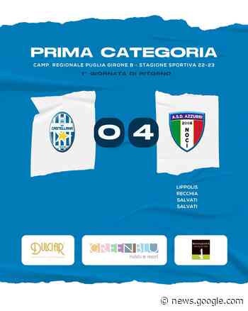 Il Noci Azzurri 2006 sconfigge con un netto 0-4 il Castellana 1928 - NOCI24.it