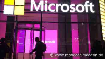 Microsofts Gewinn knickt ein – die Aktie ebenfalls
