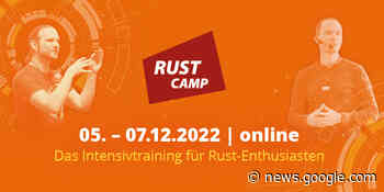 Rust Camp auf entwickler.de | 3. – 5. Mai 2023 | Berlin - entwickler.de