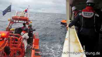 Frachtschiff sinkt zwischen Südkorea und Japan