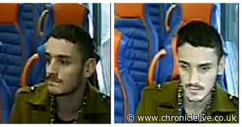 Police release CCTV after man exposes genitals to woman after getting off bus in Killingworth