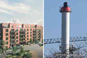 Historic Kodak factory chimney restored at Eastman Village - Harrow Times