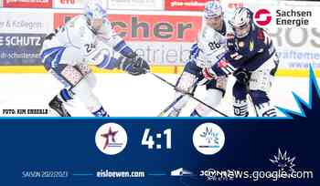 Niederlage in Ravensburg - Dresdner Eislöwen