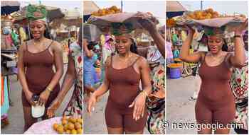 "Boys Will Buy": Curvy Lady Dressed in Tight Playsuit Goes to Sell ... - Legit.ng