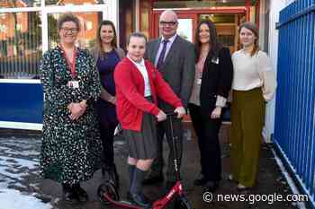 St John Vianney and Longton Lane pupils rewarded trendy scooters - St Helens Star