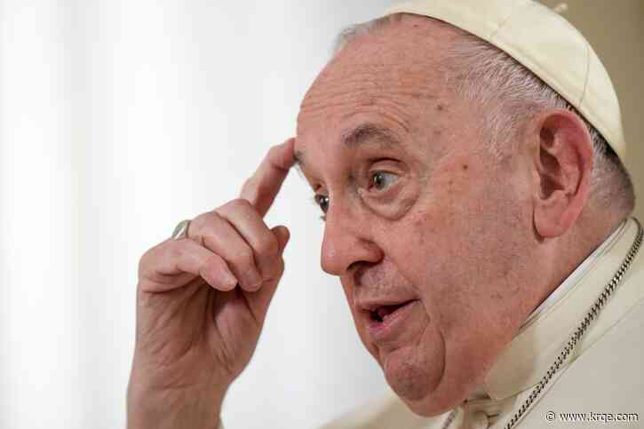 "Being homosexual isn’t a crime", Pope Francis says
