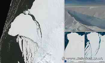 Satellite images show Antarctica's enormous new iceberg from SPACE