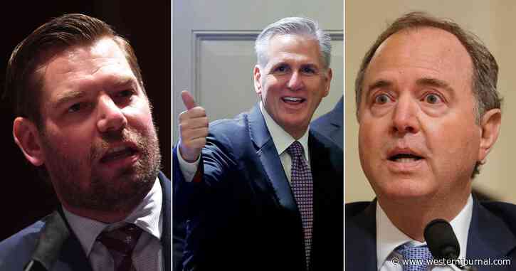 Schiff and Swalwell Furious as They're Officially Booted from House Intelligence Committee: 'Integrity Matters'