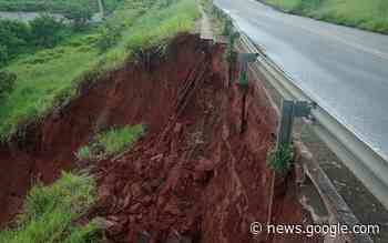 Erosão ameaça "engolir" rua no Jardim Santa Cândida - Hora Campinas