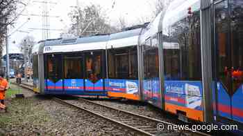 Straßenbahn zwischen Heidelberg und Mannheim entgleist - SWR Aktuell