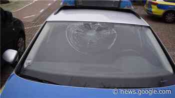 Aggressiver Mann demoliert in Brake zwei Polizeiwagen - Kreiszeitung Wesermarsch