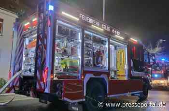 FW Celle: Wohngebäudebrand in der Fuhrberger Straße - 1. Lagemeldung!
