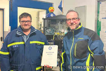 Ehrung für Michael Huth beim THW-Jahresstart - Filmpost