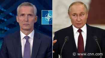 Hear NATO chief's message to Russia following tank shipment announcement